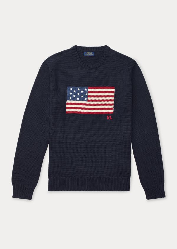 Suéter Polo Ralph Lauren The Iconic Flag Homem 74691-JDES